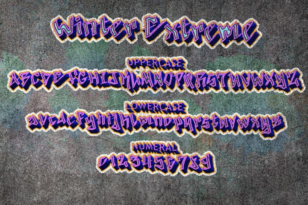 Winter Extreme Font 1