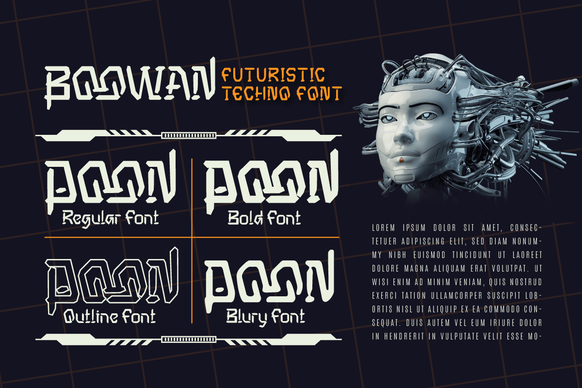 Boowan Font 1