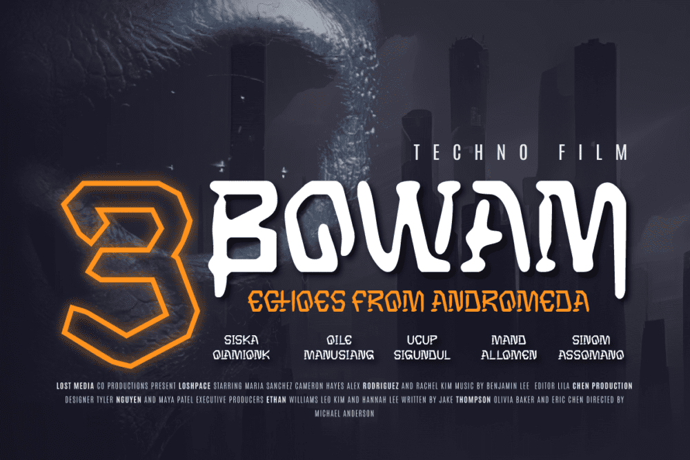 Boowan Font 4
