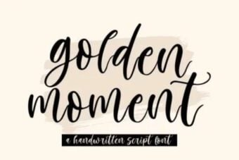 Golden Moment Font