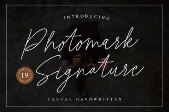 Photomark Signature Font