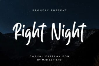 Right Night Font