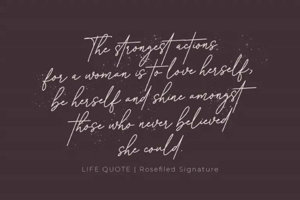 Rosalinda Signature Font 2