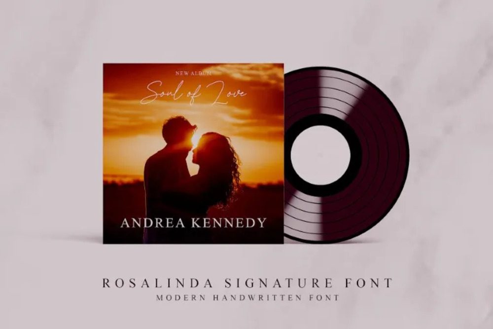 Rosalinda Signature Font 3