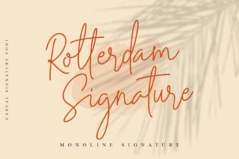 Rotterdam Signature Font