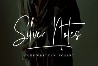 Silver Notes Font