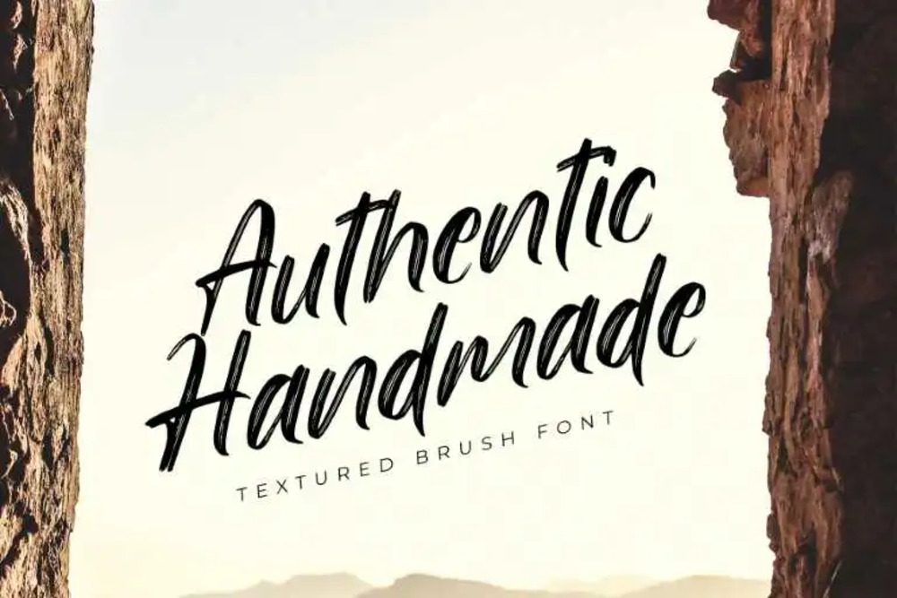 Stright Brush Font 1