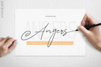 Angers Script Font