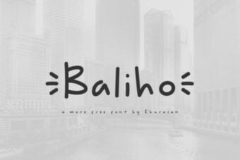 Baliho Font