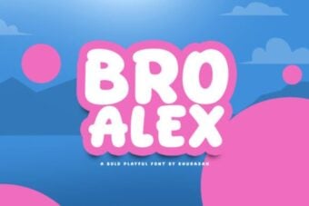 Bro Alex Font
