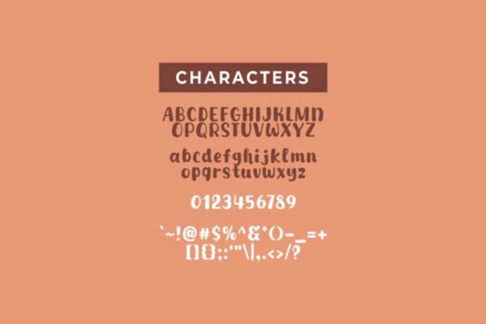 Choco Shake Font 3