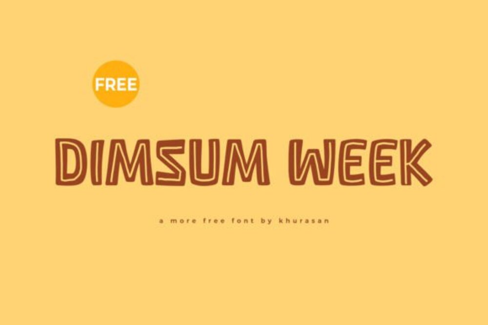 Dimsum Week Font