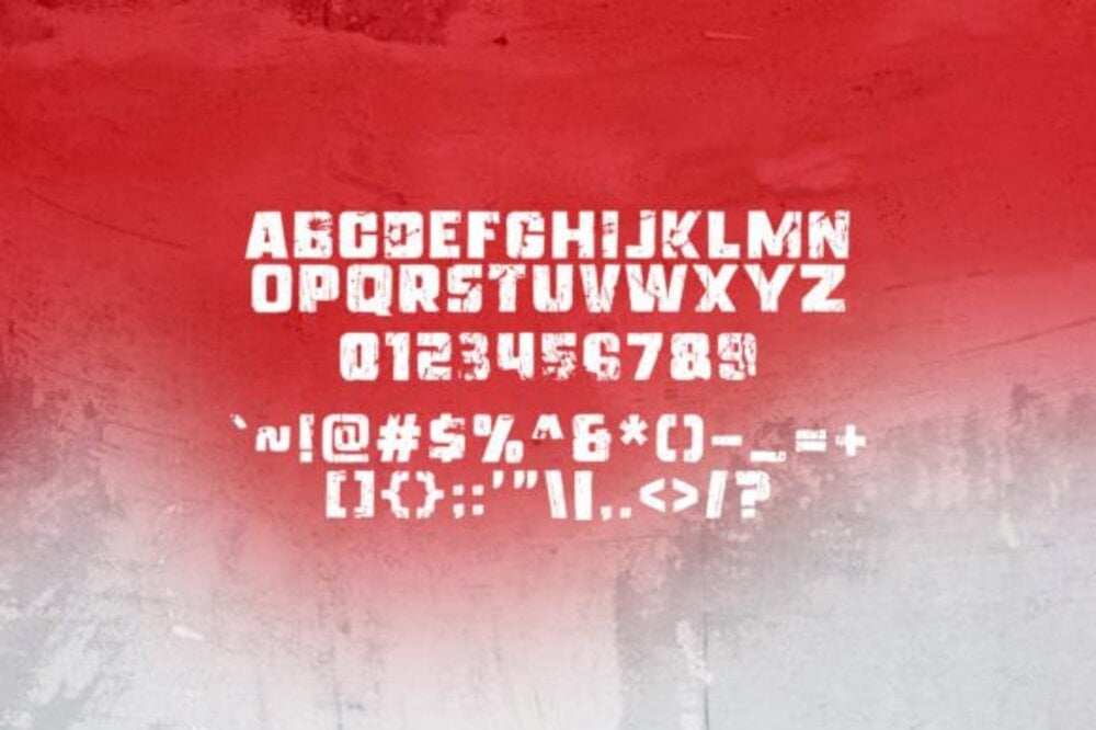 Freedom45 Font 3