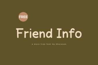 Friend Info Font