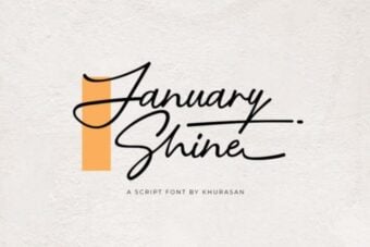 January Shine Font