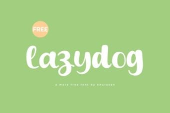 Lazydog Font