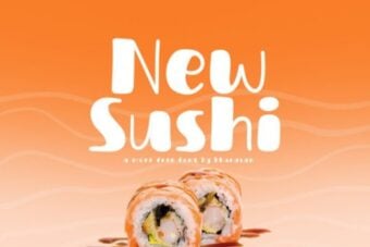 New Sushi Font
