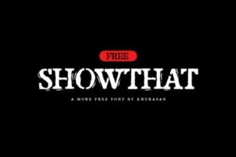 Showthat Font