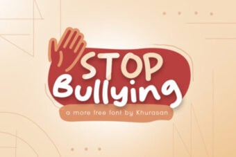 Stop Bullying Font