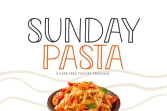 Sunday Pasta Font