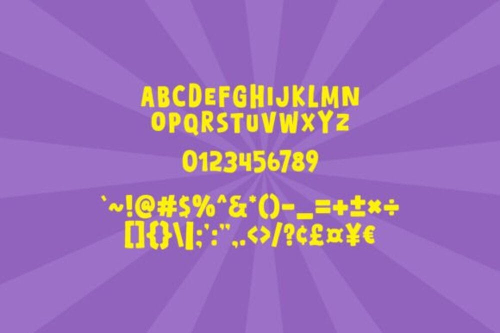 Yay Holiday Font 3