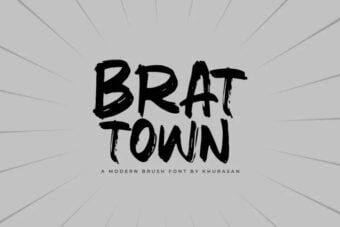 Brat Town Font