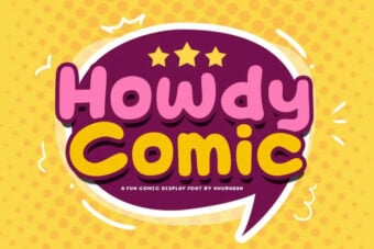 Howdy Comic Font