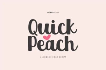 Quick Peach Font