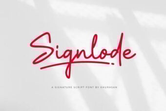 Signlode Font