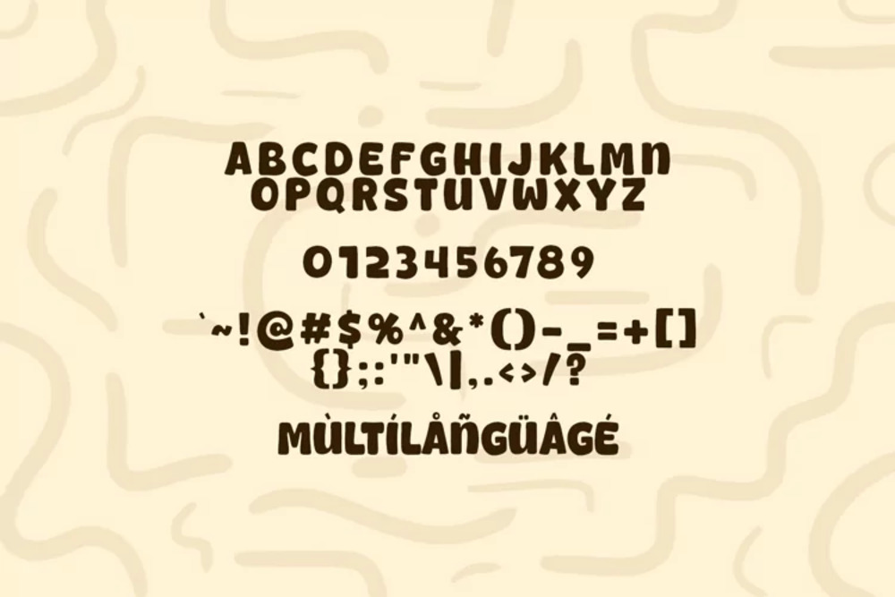 Winie Beige Font 3