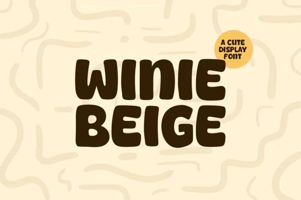 Winie Beige Font