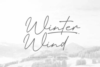 Winter Wind Font