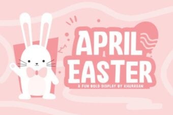 April Easter Font