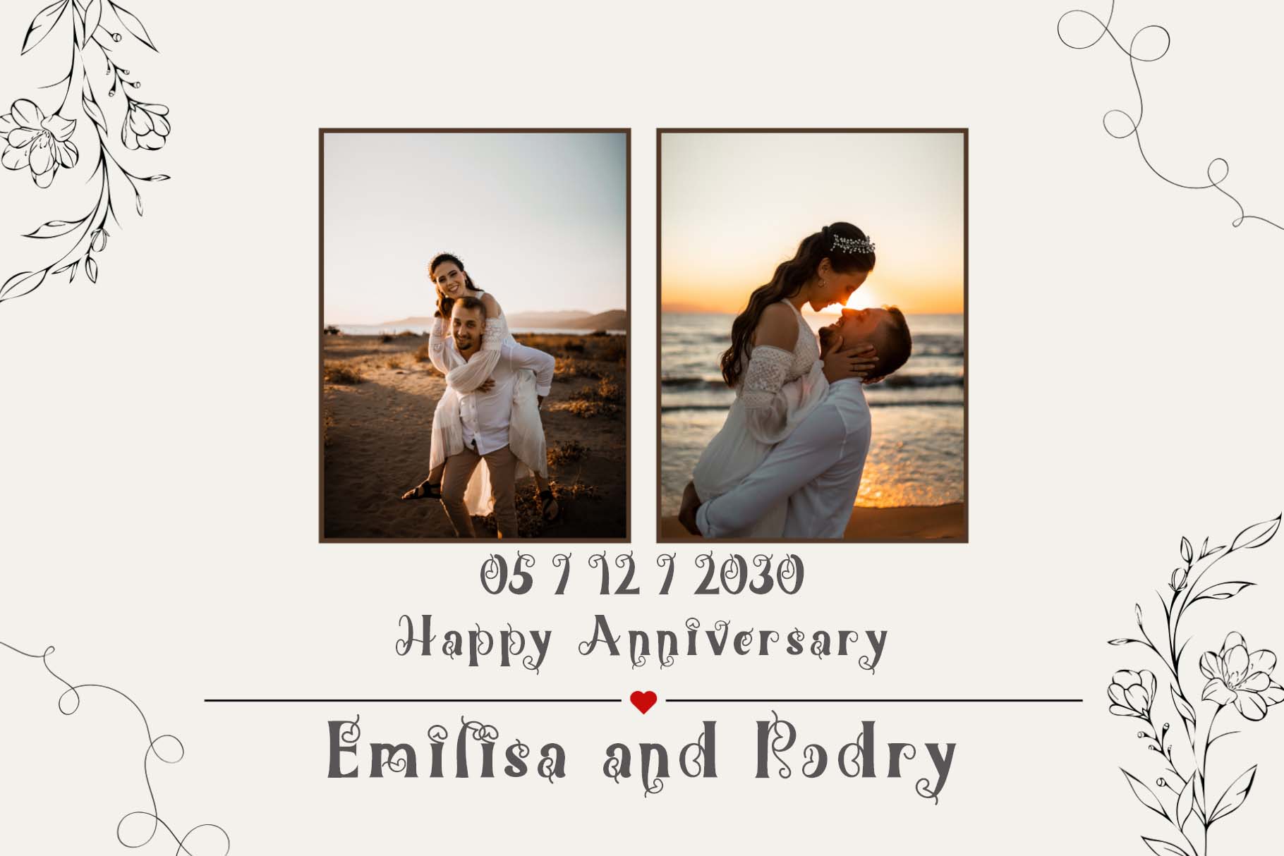 Birthday Heart Font 2