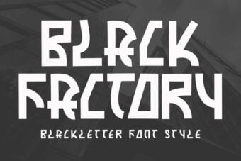 Black Factory Font