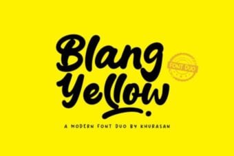 Blang Yellow Font