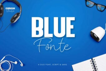 Blue Fonte Font