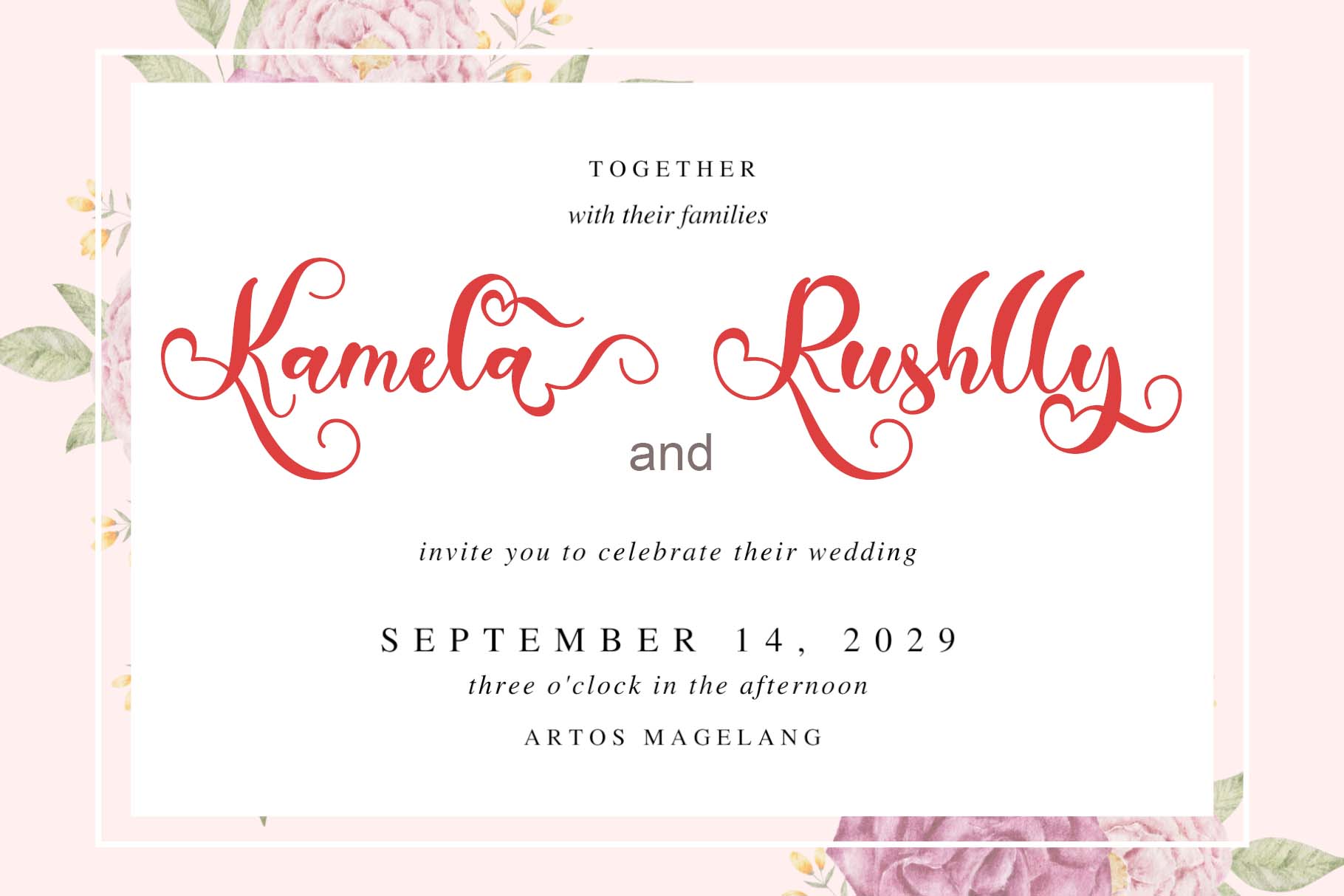 Camelia Butterfly Font 1