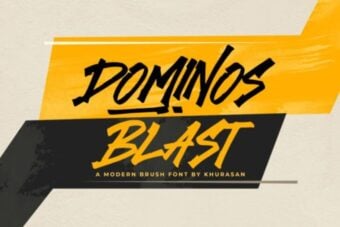 Dominos Blast Font