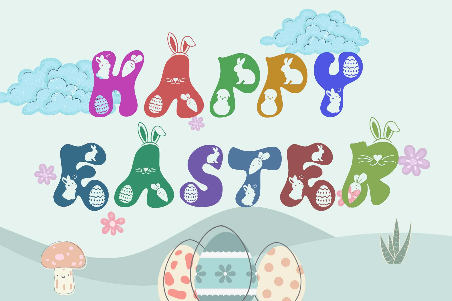 Easter Family Font 1