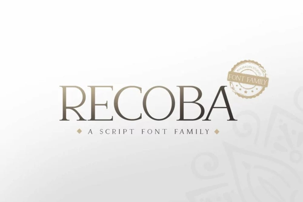 Recoba Font