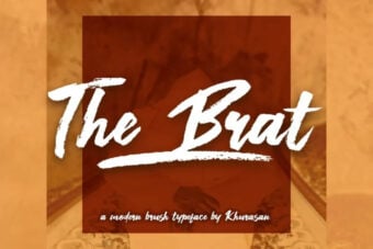 The Brat Font
