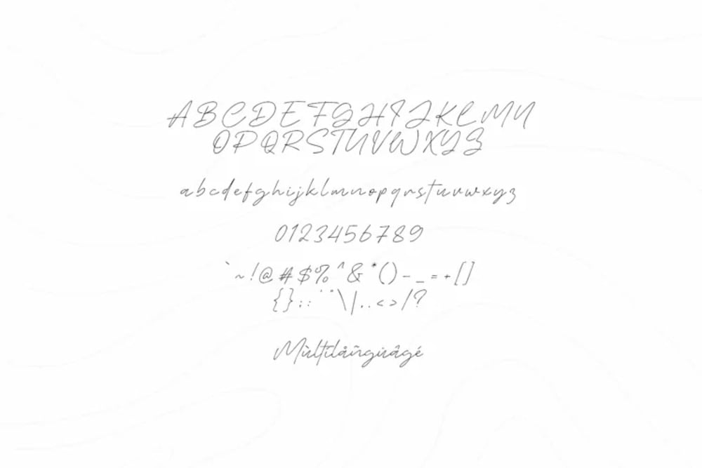 Culture Wind Font 4