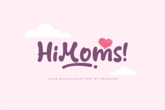 HiMoms font