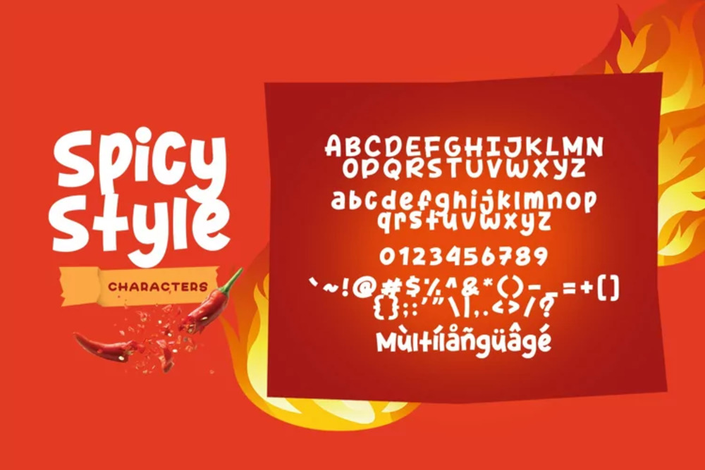 Spicy Style Font 4