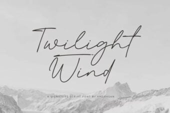 Twilight Wind Font