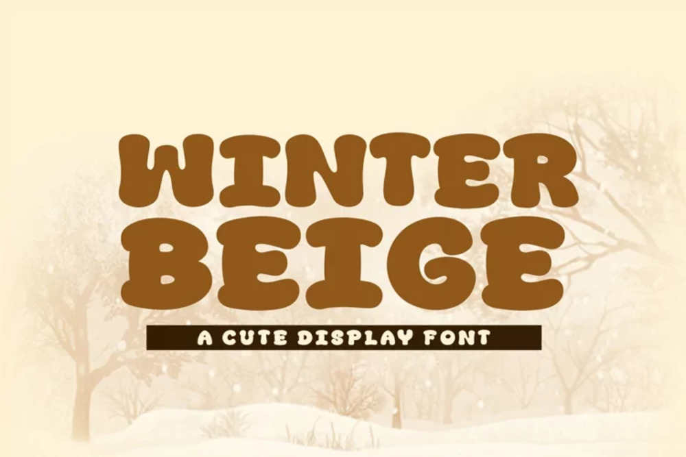Winter Beige Font